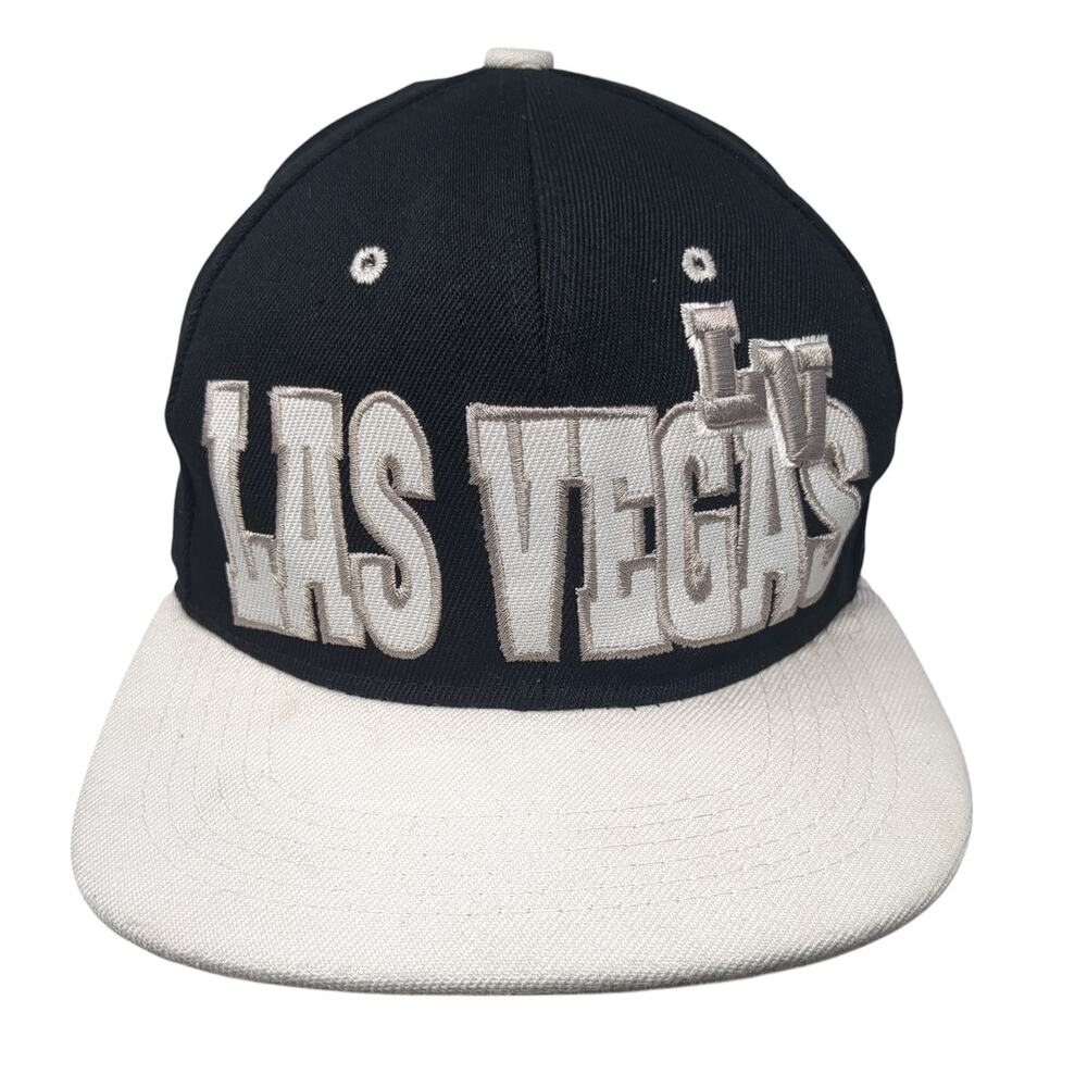 Las Vega Snapback Hat Black One Size Adjustable Embroidered Jinx Headwear